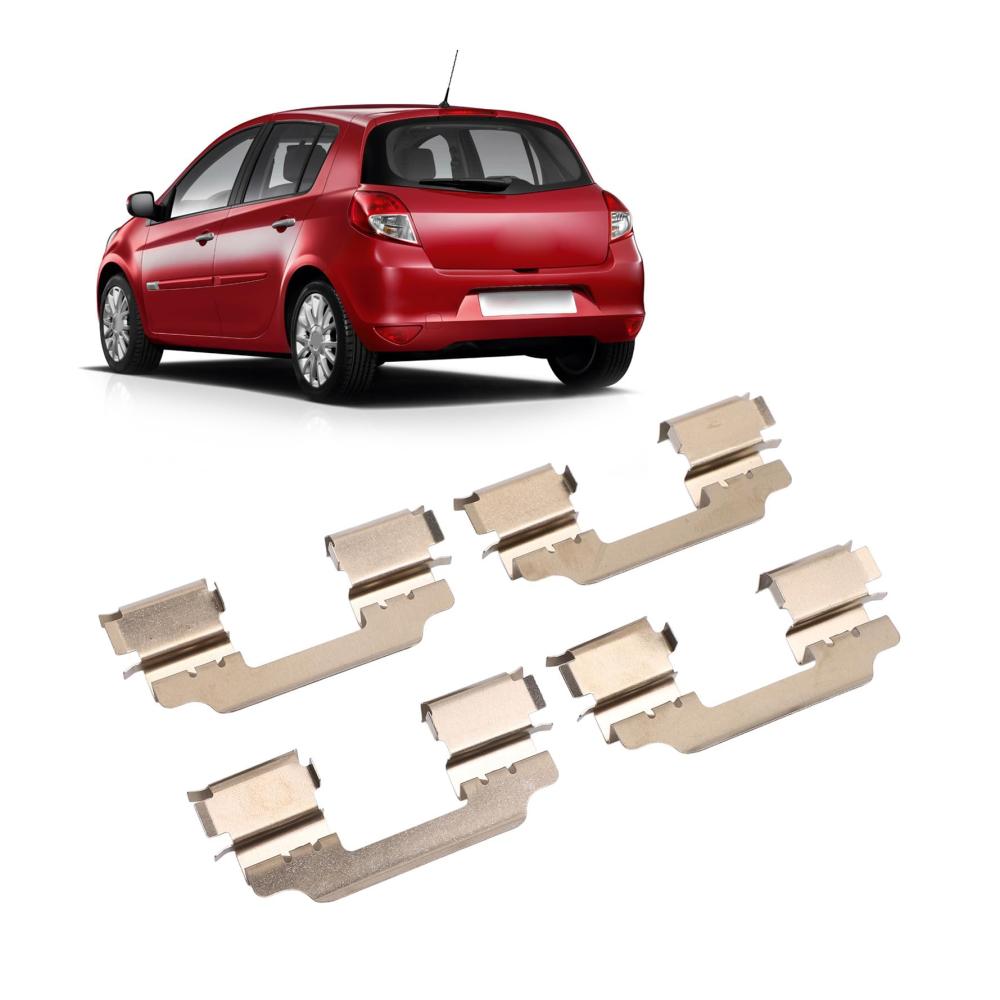 Upgrade deine Bremsleistung mit BPF1648C Stabilen Vorderrad-Bremsbelag-Bremssattel-Clips für Clio | Reduziere Geräusche effektiv | Einfache Installation | Langlebigkeit garantiert | Verbessere deine Fahrt jetzt