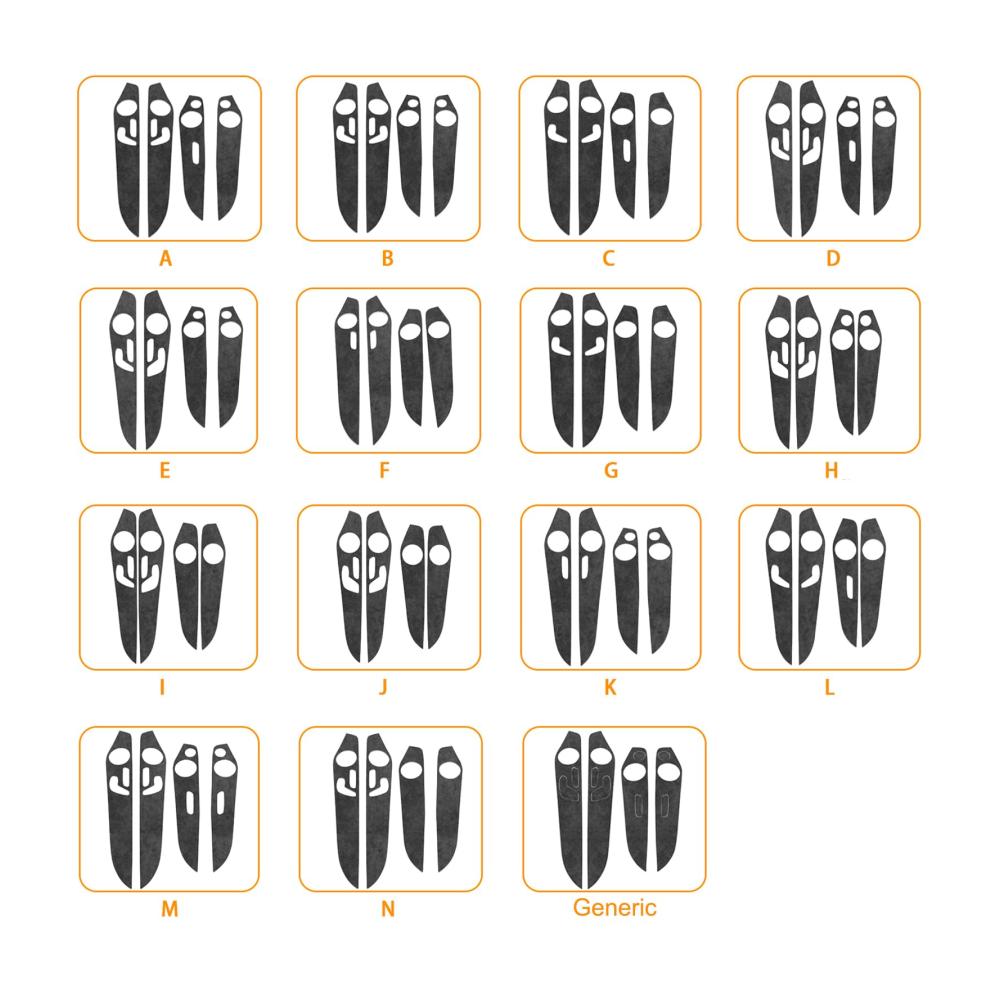 Hochwertige Innentürgriffe für Auto Innenraum Türverkleidung | 4er Set mit Löchern für C-Klasse GLC-Klasse W205 2014-2020 | Hellgrau | Getrommeltes Leder | Stil-F | Robust und Stilvoll