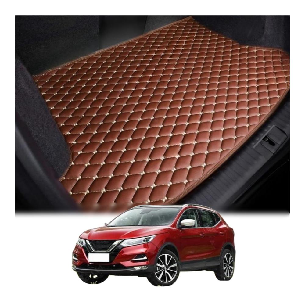 Premium Auto Kofferraummatte für Nissan Qashqai 2016–2021 | Schutzmatten aus hochwertigem Material | Ideale Passform | Extra Schutz vor Verschmutzung und Beschädigung | Farbe H