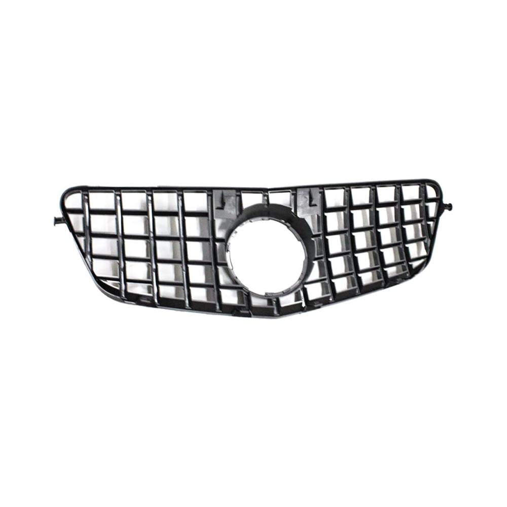 Front- & Kühlergrille | GT Style Grill für Mercedes-Benz E-Klasse W212 E200 E300 E350 E500 E550 | Schwarz Glänzend | Perfekte Passform | Verbessertes Styling | 2010–2013