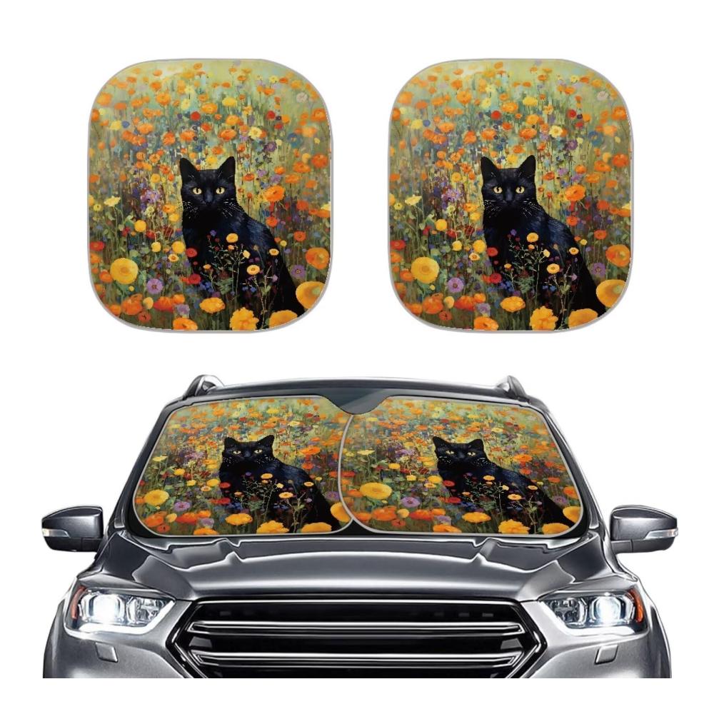 Florale Katze