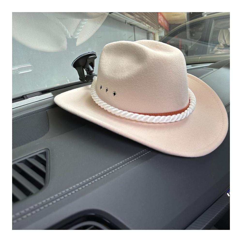Stilvolle Kleidung organisieren Auto-Cowboyhut-Halterung mit Saugnapf | Platzsparende Aufbewahrung für Hüte und Kappen | Vielseitig einsetzbar für Auto LKW und Zuhause | Grau