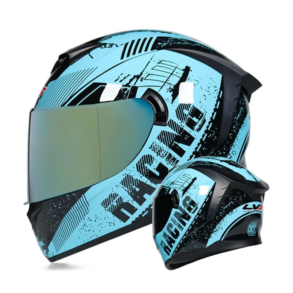 Integralhelm Beschlagfreier Doppelvisierhelm | DOT/ECE-Zertifiziert | Atmungsaktiver Motorradhelm für Männer und Frauen | Ultimativer Schutz