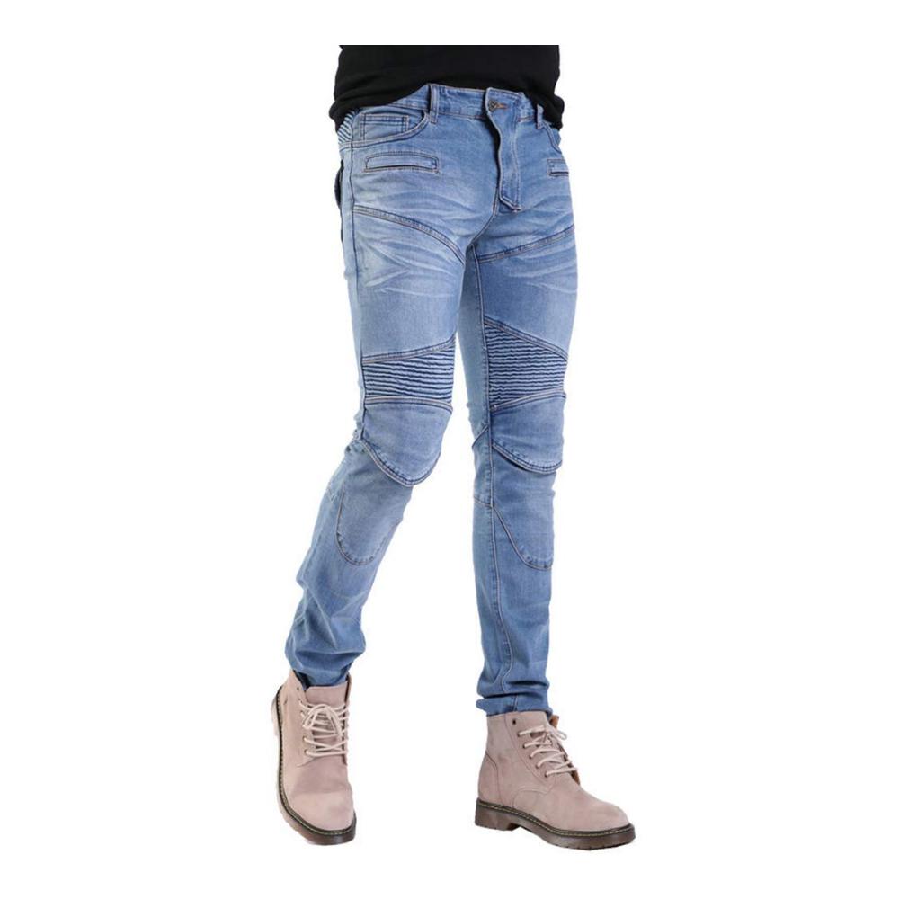Herren Motorradhose Jeans Motorrad Hose Motorradrüstung Schutzauskleidung Motorcycle Biker Pants - Hochwertige Hosen für Motorradfahrer mit verstärktem Schutz - Stilvolle Jeans mit CE-geprüften Protektoren und atmungsaktivem Material - Ideal für jede Fahrt