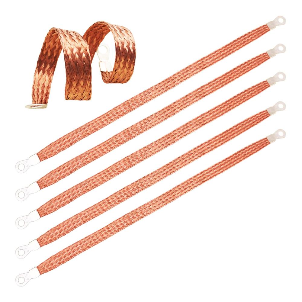 Starthilfekabel für Autos | 6er Pack Heavy Duty Starthilfe Kabel mit Kupfer Masseband | Zuverlässige Starthilfekabel für alle Fahrzeugtypen | Sicher und langlebig