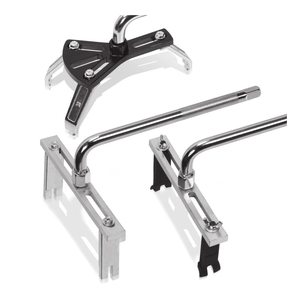 Entdecken Sie die Leistung 2er Set Kraftstoffpumpen-Entfernungswerkzeug-Kit | Tankdeckel & Modul mühelos entfernen | Verstellbarer Schraubenschlüssel mit 1/2 Adapter für professionelle Wartung und Reparatur | Effizient zuverlässig und einfach zu handhaben