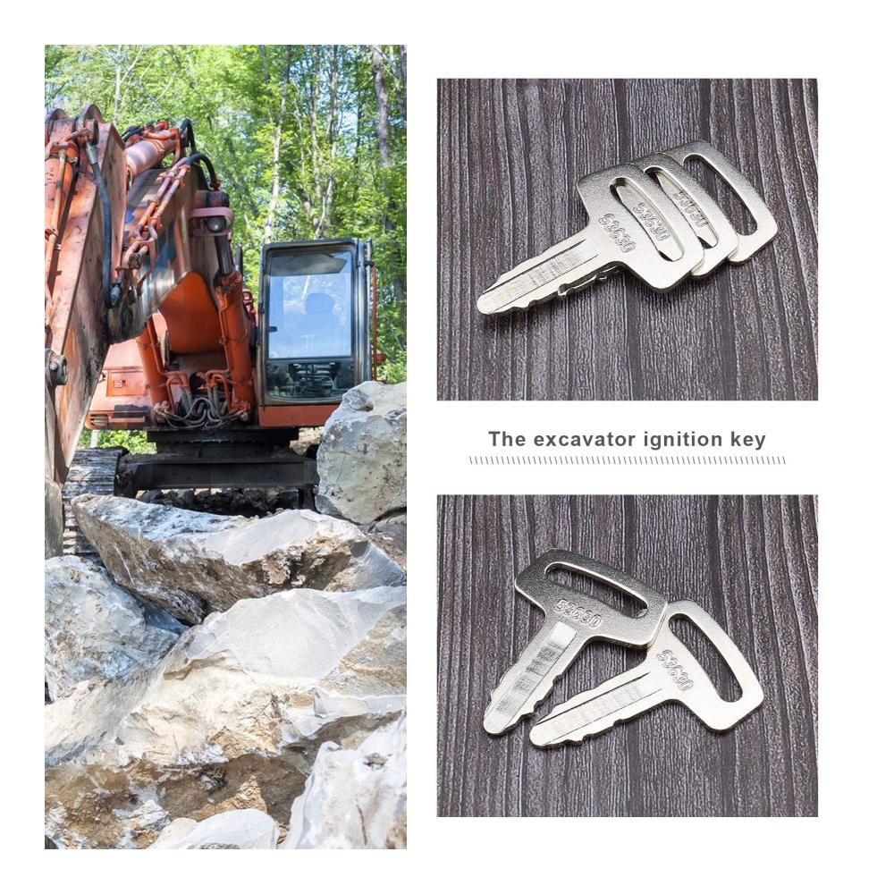 Hochwertiger Zündkerzenschlüssel - 10er Pack Ersatz RC101-53630 für Kubota Bagger Lader & Thomas Kompaktlader - Zuverlässige Baumaschinen-Schlüssel für schnelle Reparaturen