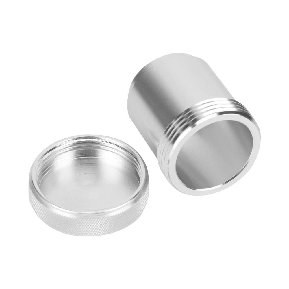 Hochwertiger Tankverschluss Einfüllstutzen aus Aluminiumlegierung mit belüftetem Deckel - Modifiziertes Autoteil für verbesserte Leistung und Stil (Silber