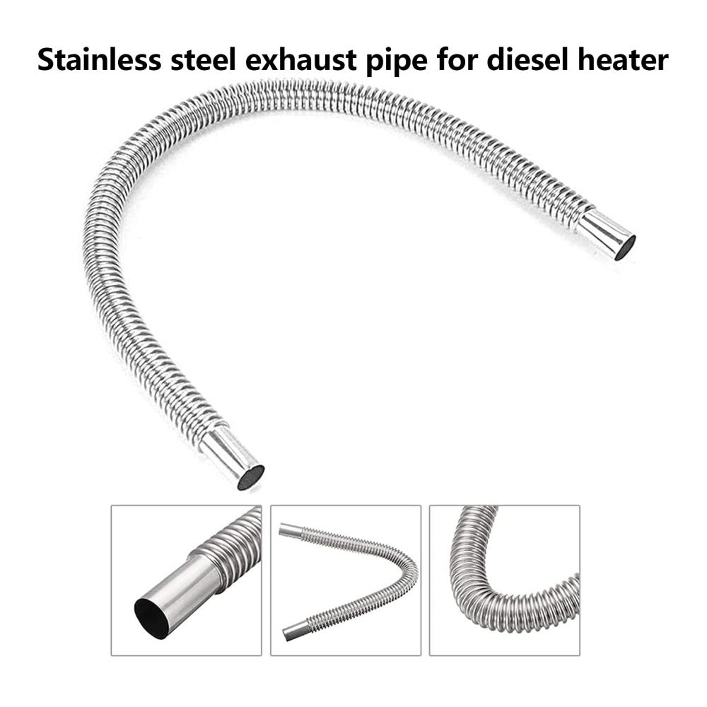 Entdecken Sie Spitzenqualität 300CM Edelstahl Abgasrohrleitungen für Standheizung & Autoheizung - 25mm Durchmesser inklusive 2 Edelstahlklammern! Effiziente Wärme & Zuverlässigkeit für Ölheizungen. Jetzt aufrüsten
