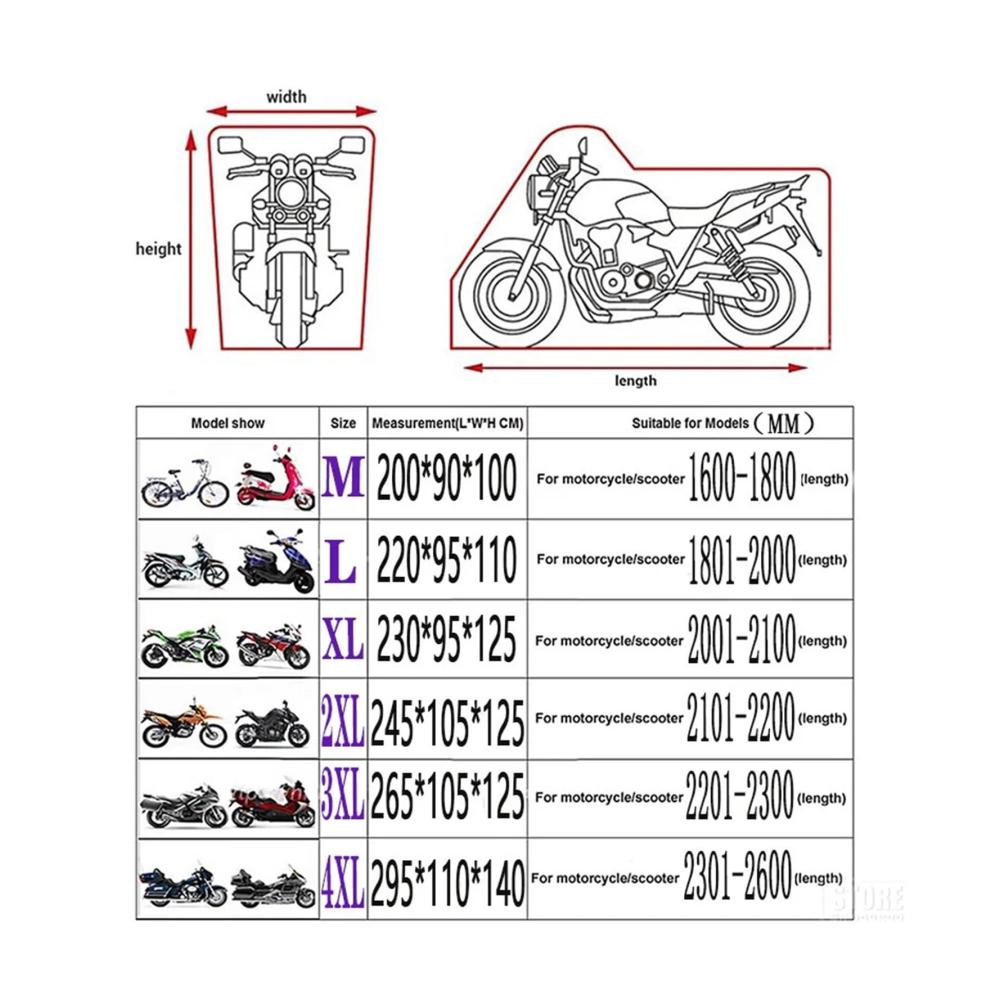 Hochwertige Motorradabdeckung für ultimativen Schutz – Passend für Hyosung GT Bajaj Dominar & mehr – Strapazierfähige Fahrrad-Moto-Plane in Blau – Größe 3XL (2201-2300mm