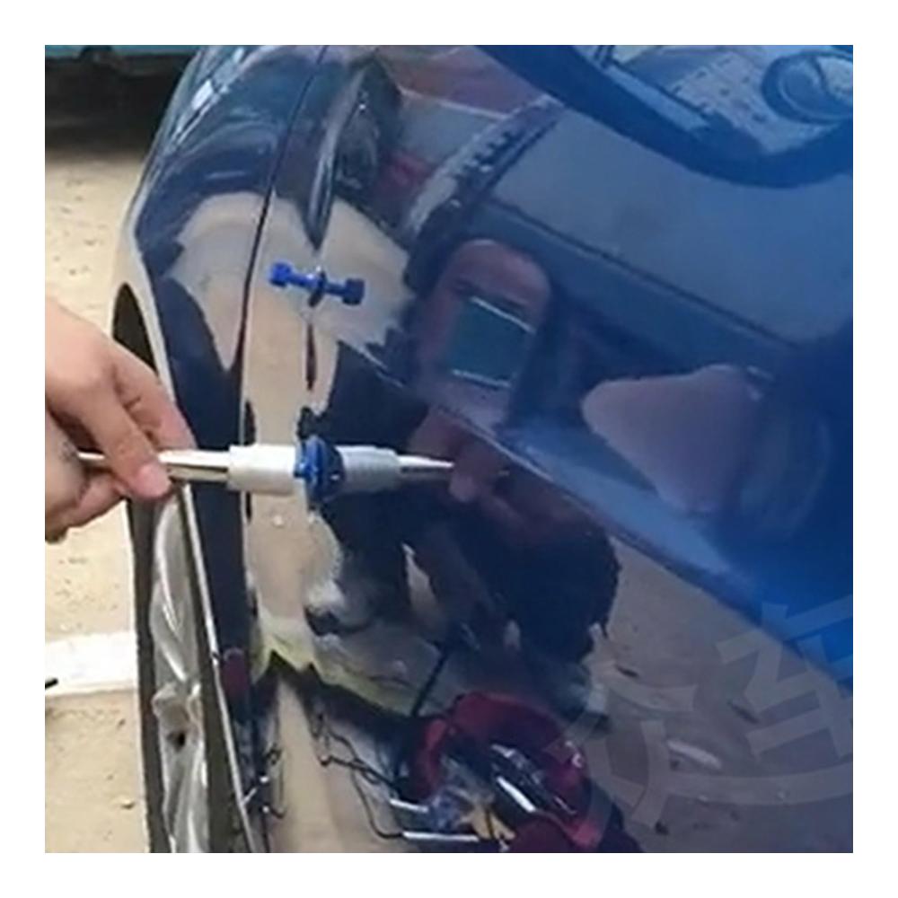 Professionelles Auto Dellen Reparatur Abzieherset | Lackfreie Reparatur von Dellen | Inklusive T-Bar Laschen Pad Saugnapf Abzieher & Zubehör | Effektives Schiebe-Abzieher T-Stangen-System