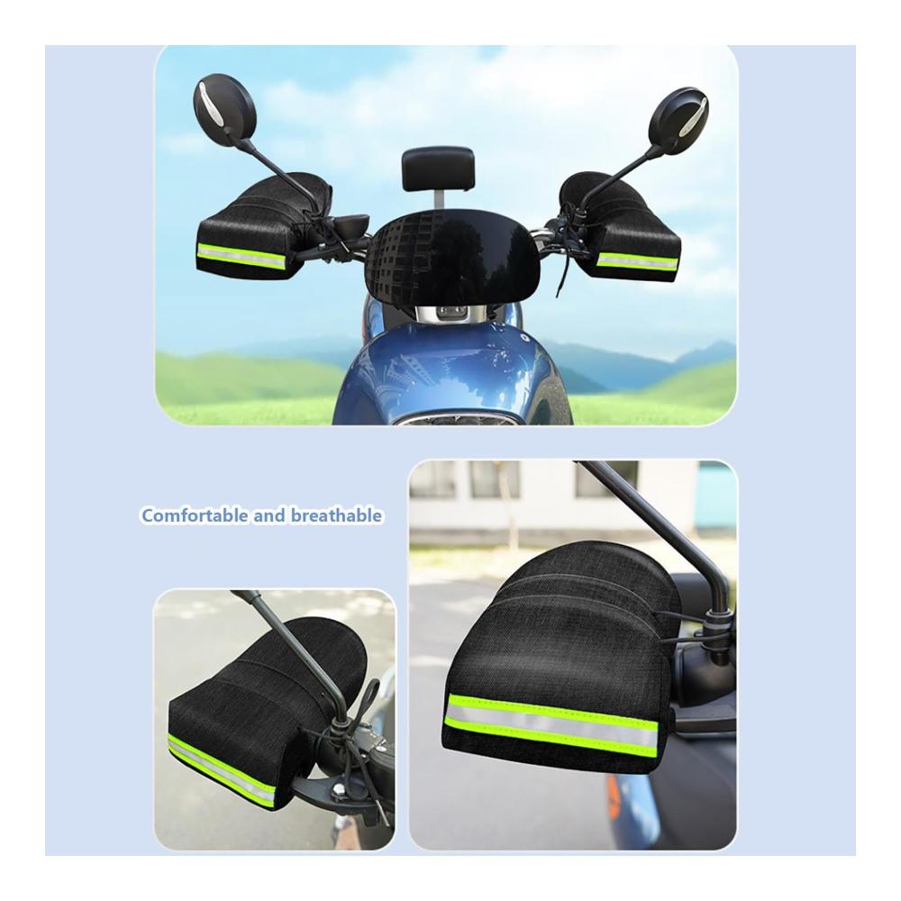 Hochwertige Sonnenschutzhandschuhe für Männer und Frauen - Wasserdichter Motorrad-Handschutz mit UV-Schutz - Ideale Fahrradgriffabdeckung für alle Wetterbedingungen