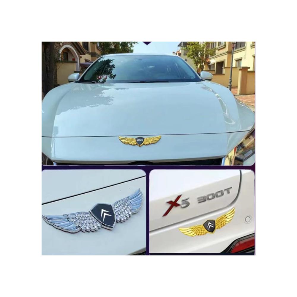 Hochwertiges Auto Emblem für Citroen C1 2011-2012 | Metall Logo Aufkleber für Motorhaube und Kofferraum | Wasserdichtes Dekoratives Zubehör | Stilvolle Karosserie-Anbauteile | Exklusives Embleme-Upgrade