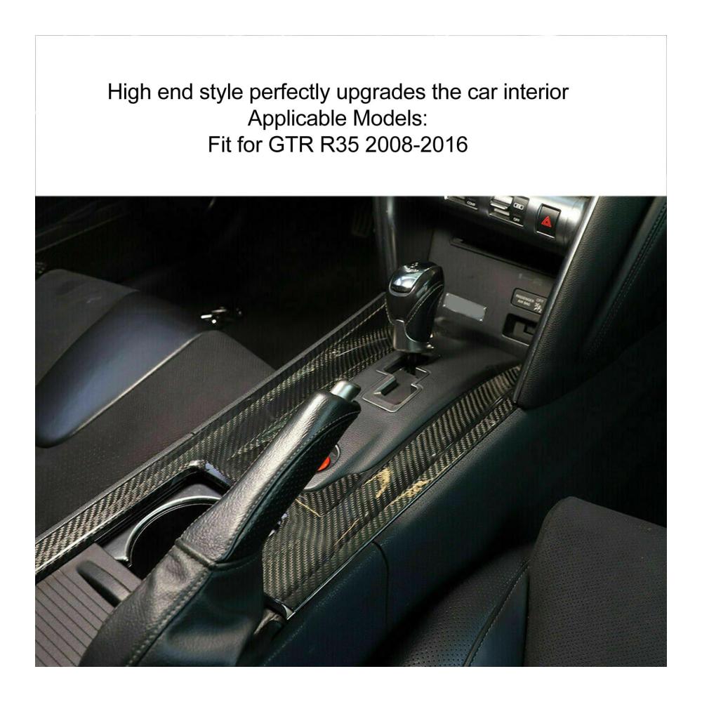 Entdecken Sie Premium-Qualität Instrumentenblock Dekorationsset für GTR R35 - Hochwertige Verarbeitung für eine stilvolle Fahrzeug-Innenausstattung - Schützen und verschönern Sie Ihren Schalthebelbereich mit diesem exklusiven Car Gear Shifter Console Panel Trim Cover Kit