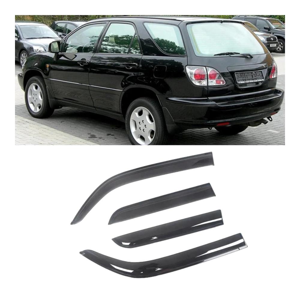 Deflektor Autofenster Visier Windabweiser Auto-Seitenfenster-Visier Sonnen- Und Regenschutz für Lexus RX300 1999–2003 Seitenfenster Auto Fenster Regenschutz – Ultimativer Schutz vor Wind und Wetter – Premium Qualität für optimale Fahrsicherheit