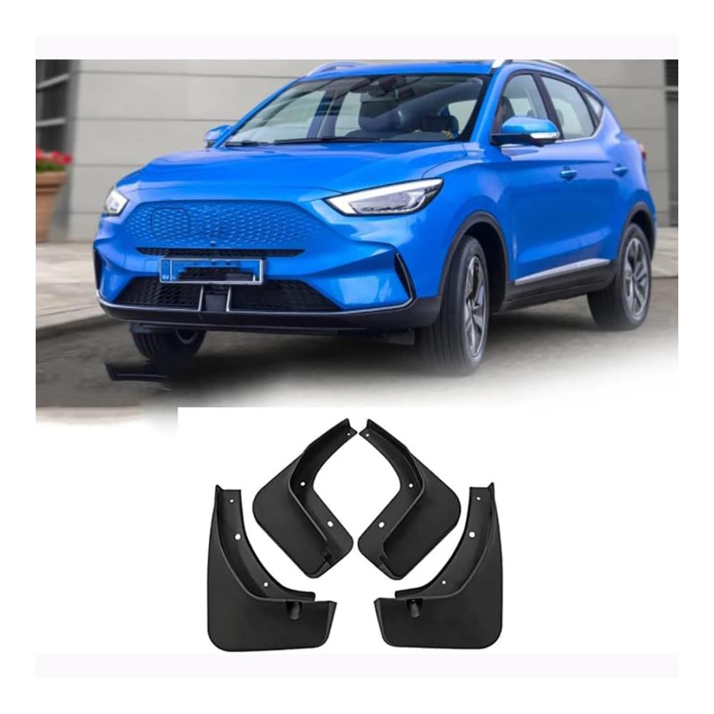 4 Stück Hochwertige Schmutzfänger für MG ZS EV 2018-2023 | ABS Spritzschutz & Kratzfest | Staubdicht & Langlebig | Einfache Montage | Autoteile zum Schutz vor Schlamm und Schmutz | Premium-Qualität