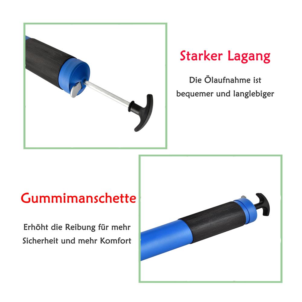 Hochleistungs-Handfettpresse 10000 PSI | Einhand-Bedienung | Aluminiumlegierung | 600cc Kapazität | Ideal für Bagger Landmaschinen & mehr | Schlauch & Hartrohr enthalten