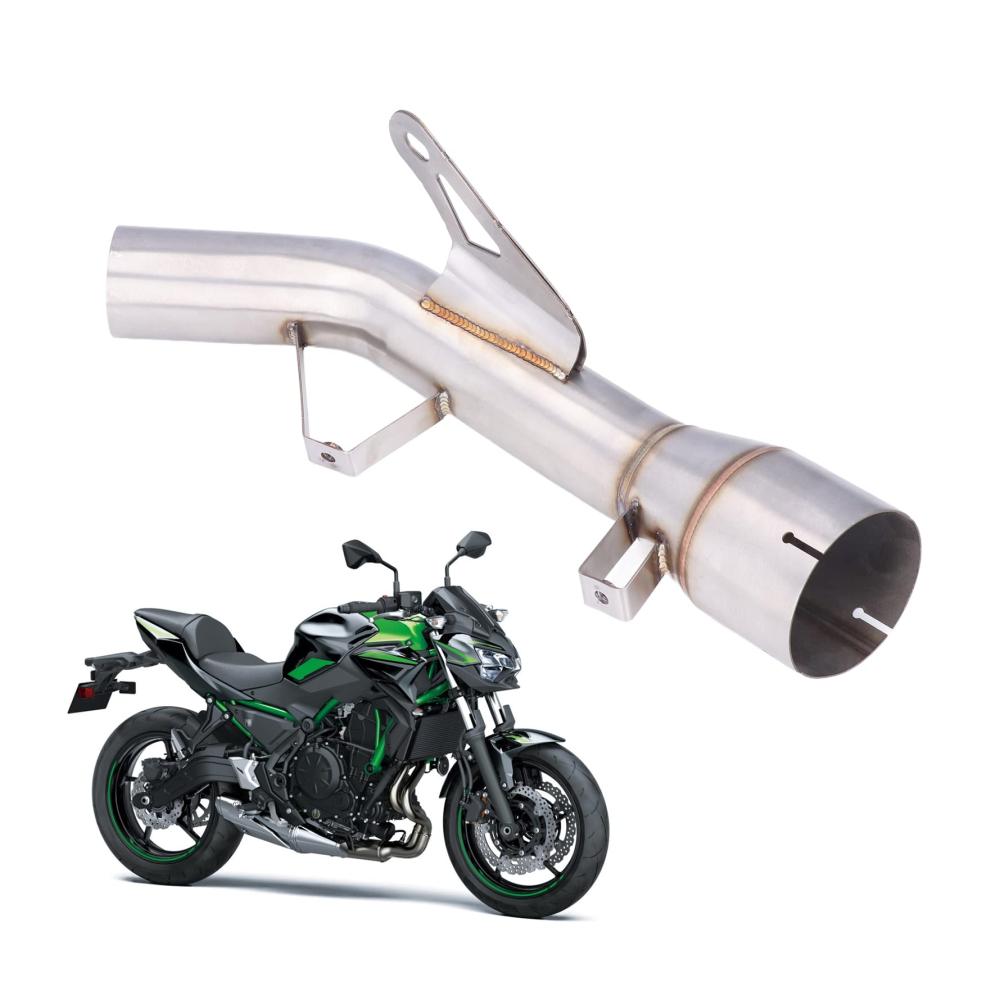 Hochwertiges Edelstahl-Endrohr für Z900 2017-2021 | Perfektes Ersatzteil für Auspuff Mittelrohr | Langlebige Verbindung mit Adapterstück