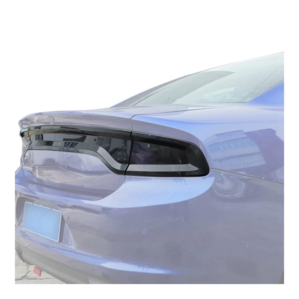 2 Paar Hochwertige Schwarze Scheinwerferblenden - Verbessern Sie das Aussehen Ihres Fahrzeugs! Passend für Charger 2015-2020 - Einfache Installation