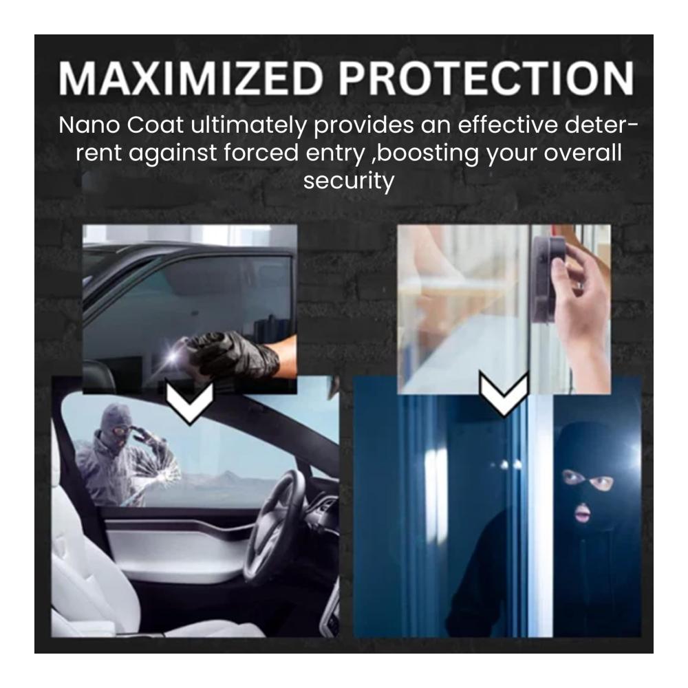 2/3/4/5PCS Scheibenreinigungspolituren Nano Coat One Way Mirror für Auto und Glasfenster - Klare Sicht mit Visionlex Nano-Beschichtung (3 Stück