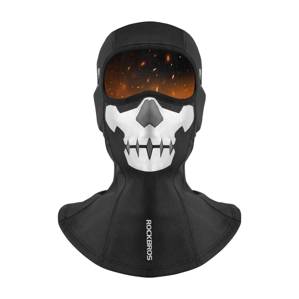 Sturmhauben Motorrad Fahrrad Balaclava Skull Maske Winter Skimaske - Winddicht & Warm für Motorradfahren Snowboarden - Ghost Maske Herren Damen - Ideale Schutz für Radfahren & Outdoor Sports