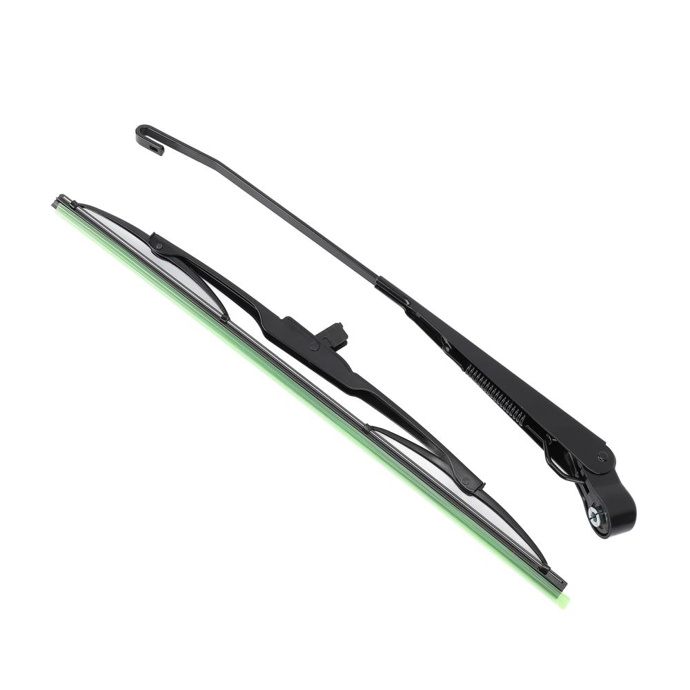 Entdecken Sie den elektrischen UTV-Scheibenwischer | 12-V-Blatt 105° Schwenkbereich | Ideal für Willys-Traktor Wohnwagen ATV & UTV | Leistungsstarker Langschaft-Scheibenwischerarm | Zuverlässige 0390506510-Kompatibilität