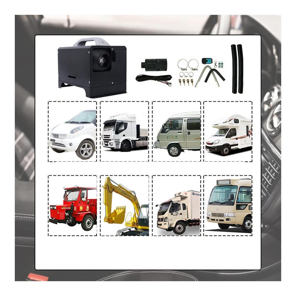 Erstklassige Dieselheizung 5KW 12V für Komfort unterwegs | Fernbedienung | 5L Tank | Automatische Luftheizung mit LCD-Bildschirm | Ideal für LKW Busse & Wohnwagen
