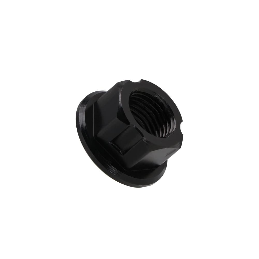 Hochwertige M12 * 1.25P Achsmutter für Sur-Ron X/X260 - Schwarz | Leichtes CNC-Aluminium | Präzise Passform | Perfekte Ersatzmutter für Elektro-Dirtbikes