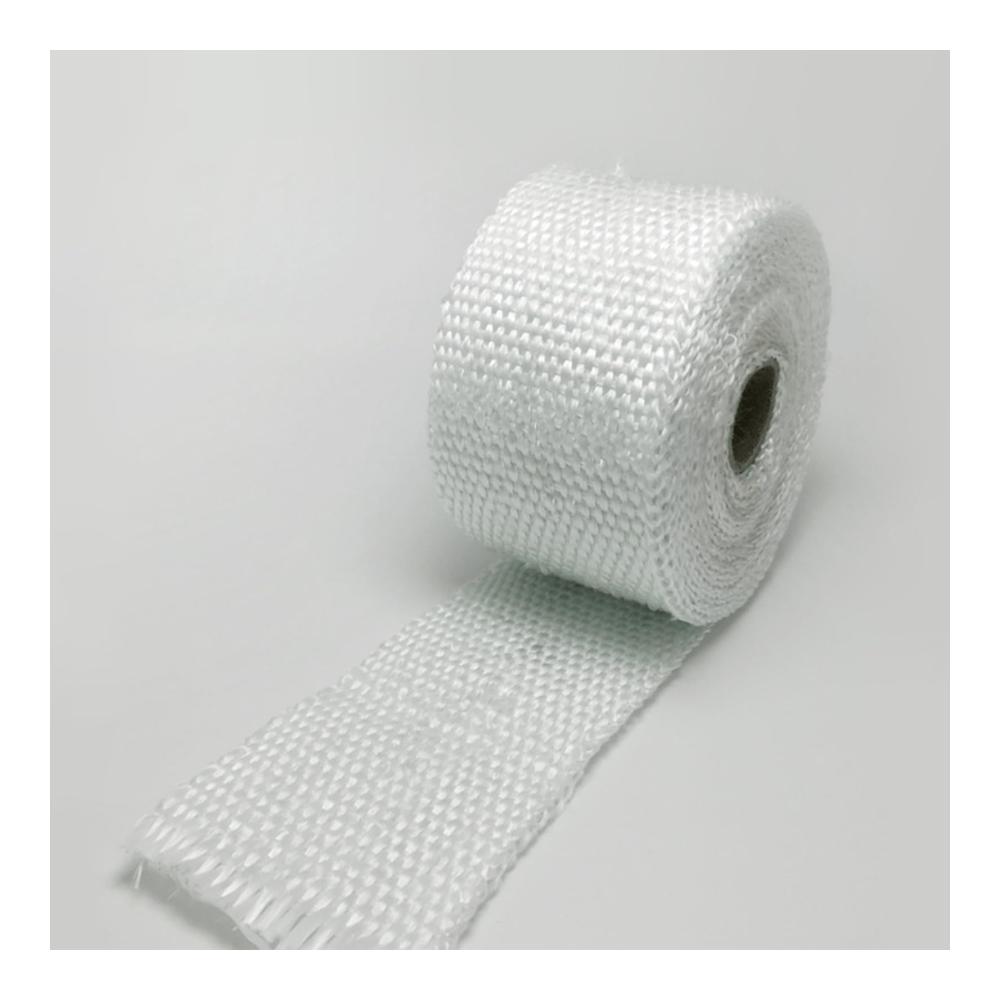 Hitzeschutzband Auspuff 2×200CM - Effektiver Abgasschutz für Stromerzeuger & Motorräder - Hitzebeständiges Abgasschlauchband 50mm - Inkl. 2 Edelstahl-Kabelbinder - Robust & Langlebig