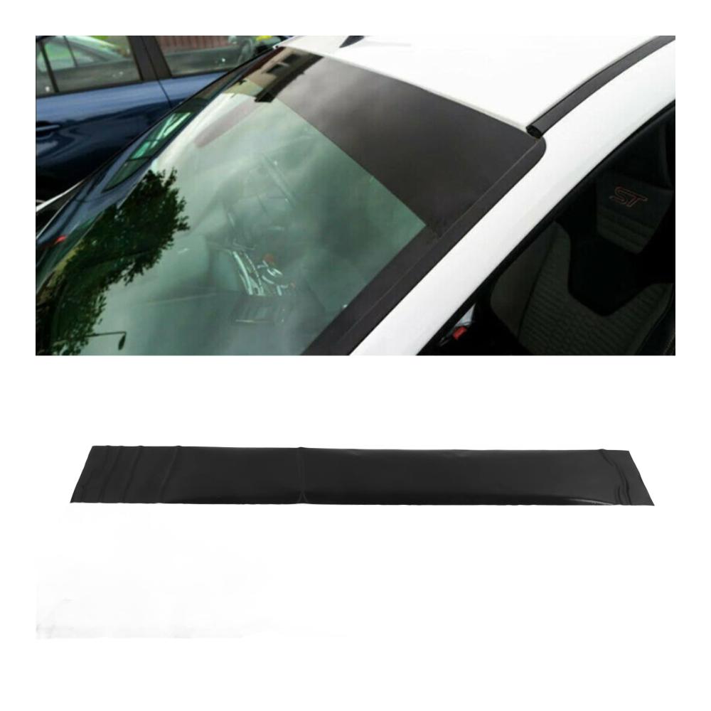 Stylingleisten Sonnenschutz Set für Autos | Hitzereflektierende Autofenster-Tönungsfolie mit Sonnenstreifen | Universelle Sichtschutz- und Privatsphäre-Folie | Einfache Montage und langanhaltender Schutz
