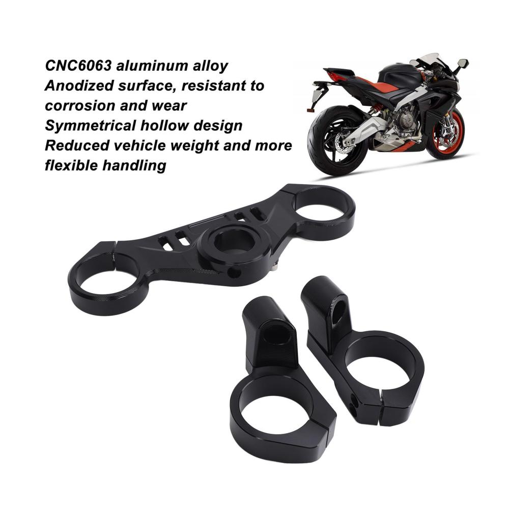 Upgrade dein Fahrerlebnis Aluminiumlegierung Gabelbrücke für Aprilia RS660 2021–2023 – Stabilität und Stil für dein Motorrad