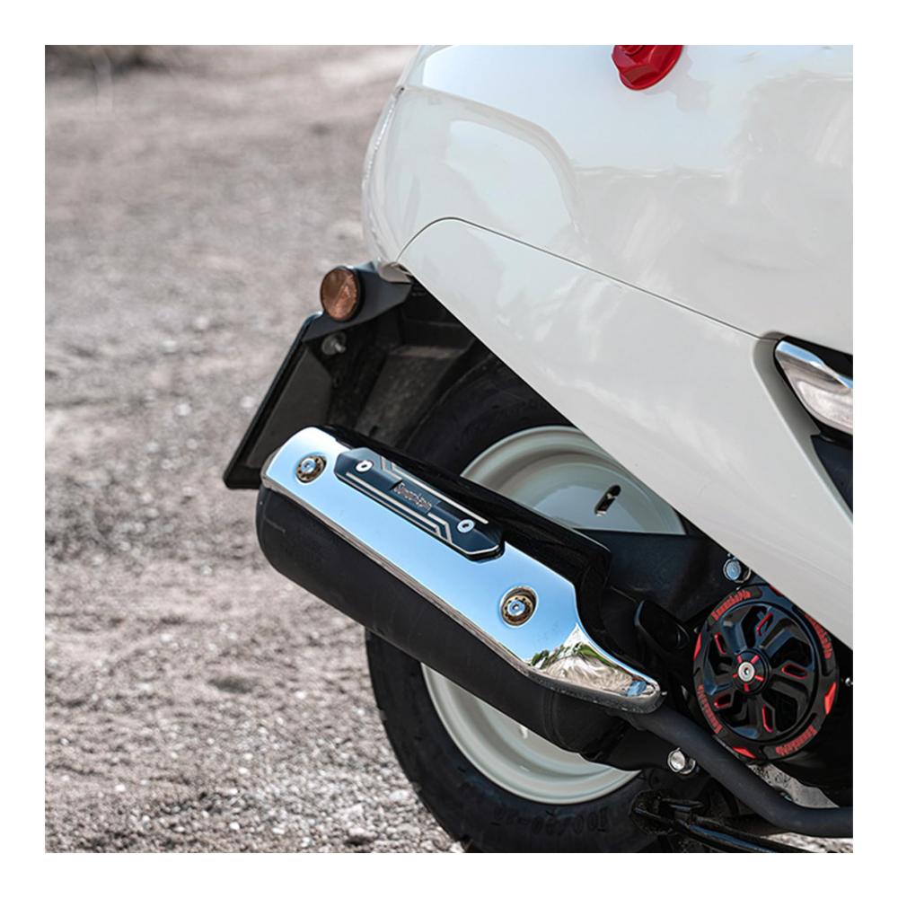 Hochwertige Hitzeschildfolie für Auspuffrohre | Effektive Wärmeisolationsabdeckung gegen Verbrennungen | Hitzeschutz-Schalldämpferabdeckung | Motorradzubehör