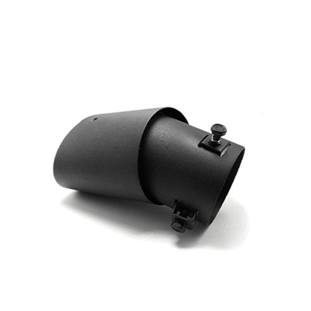 Veredeln Sie Ihr Fahrzeug mit stilvollen 62mm Endrohren aus Edelstahl | Schwarze gebogene Endrohre für einen eleganten Look | Auto Auspuff Spitzen für mehr Fahrspaß