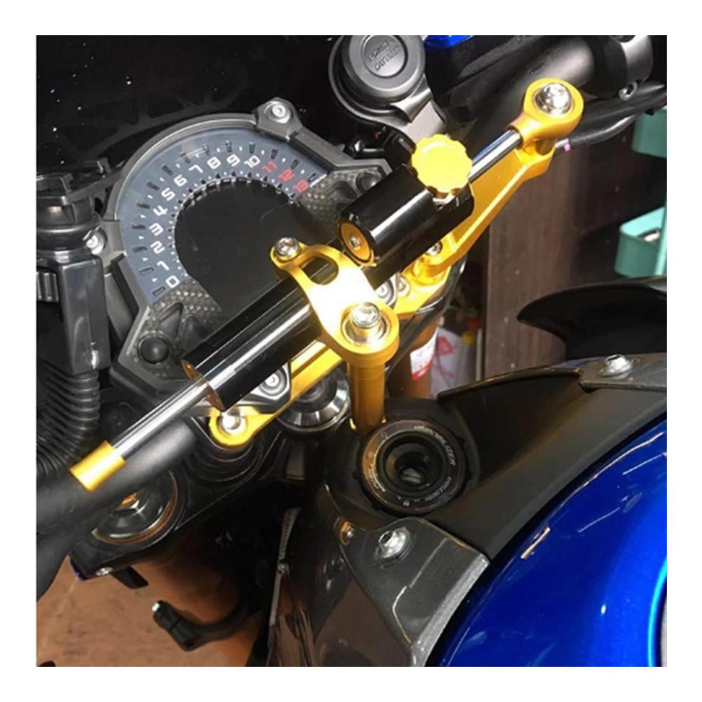 Hochleistungs Stoßdämpferstrebensatz für MT-03 MT03 MT 03 2015-2019 | CNC Lenkungsstabilisator & Dämpfer für stabile Motorradlenkung | Verbessern Sie Ihr Fahrerlebnis mit präziser Stoßdämpferkontrolle (Color  C