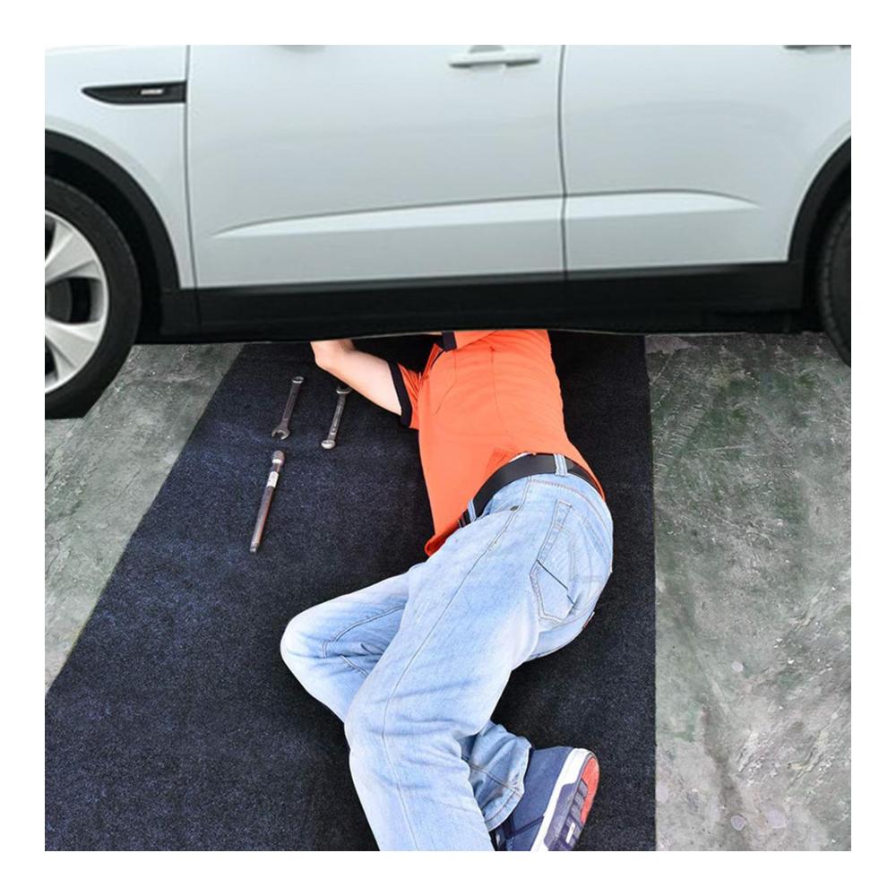 Antirutschmatten 180x90cm | Bodenschutzmatte für Auto Reparatur, Fitnessgeräte & Heimtrainer | Rutschfest & strapazierfähig | Multifunktionale Arbeitsmatte